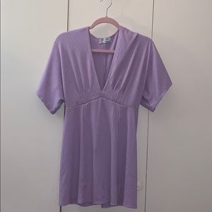 Lilac mini dress